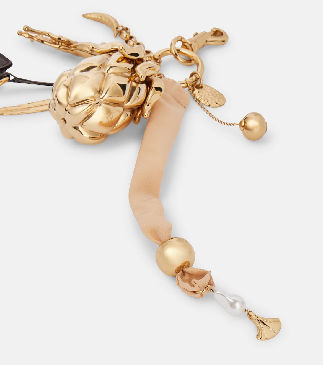 Chloé - Giga Pineapple leather bag charm