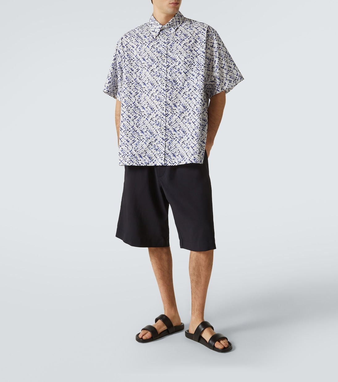 Plan C - Printed cotton shirt