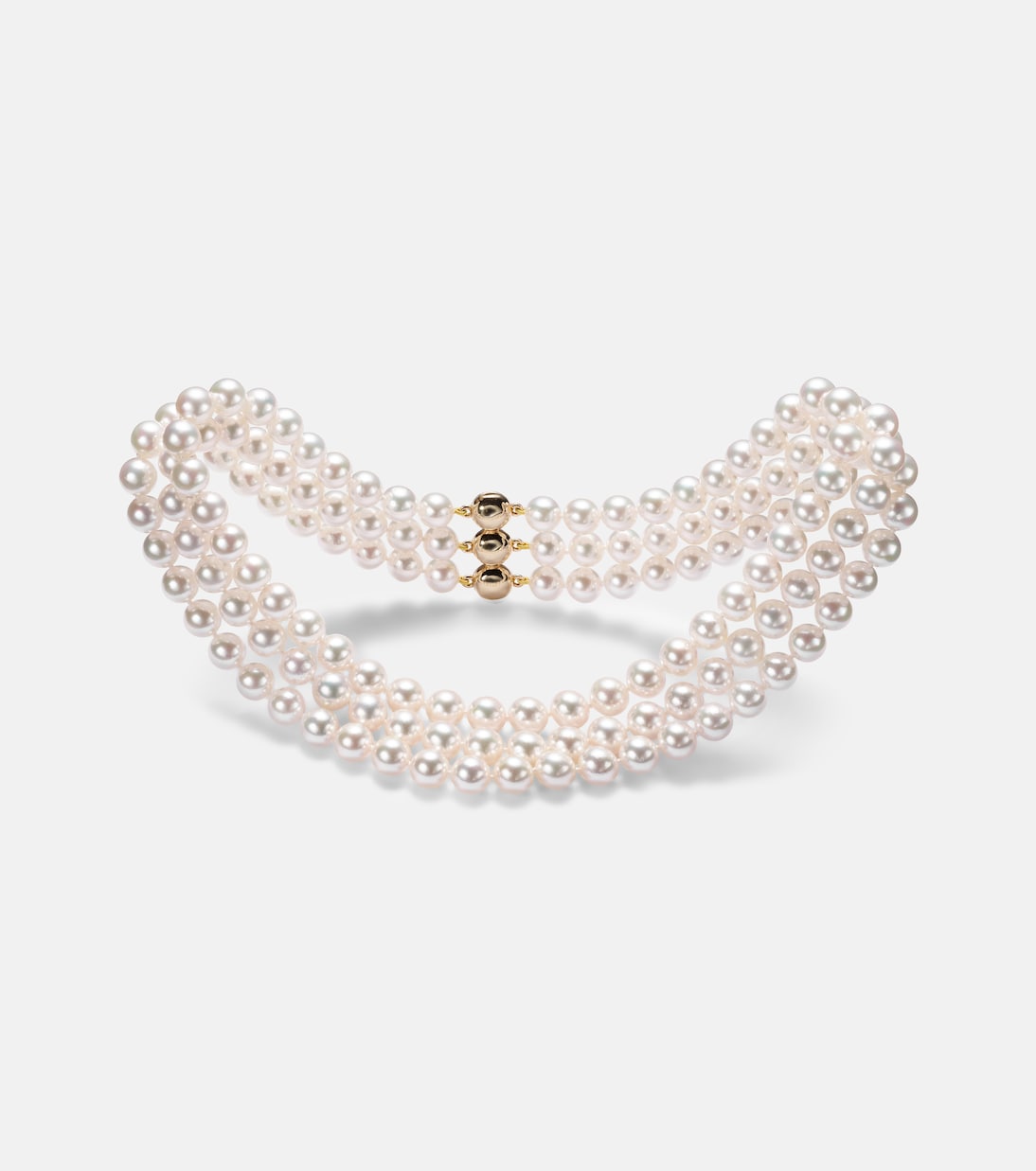 Bucherer Fine Jewellery - Grace 18kt gold necklace with pearls