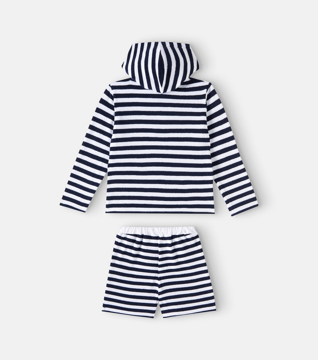 Patachou - Cotton-blend terry hoodie and shorts set