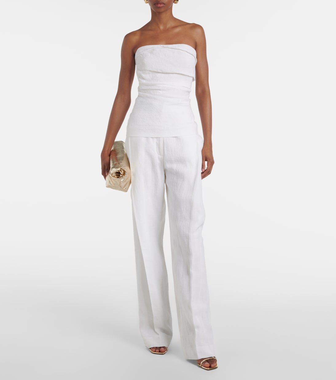 Tove - Gabrielle linen wide-leg pants
