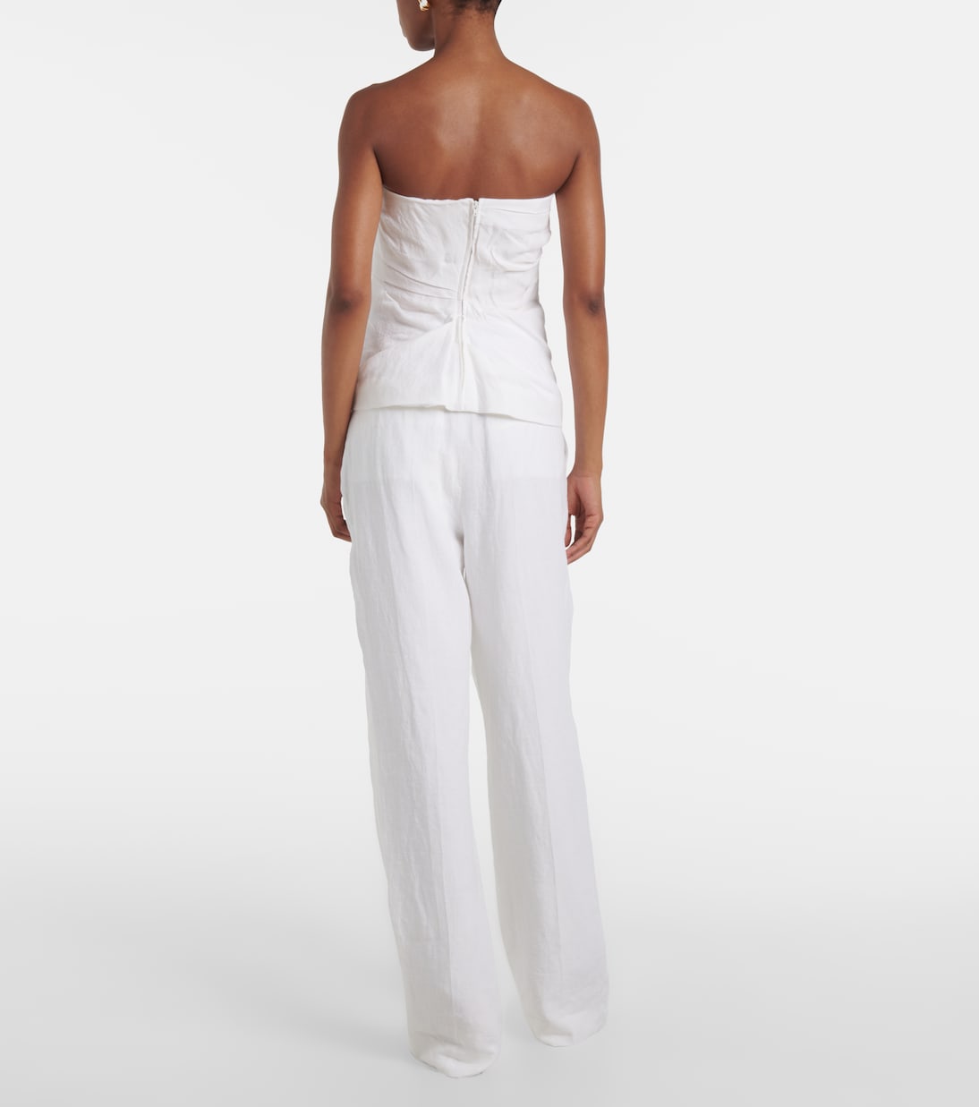 Tove - Izel draped linen top