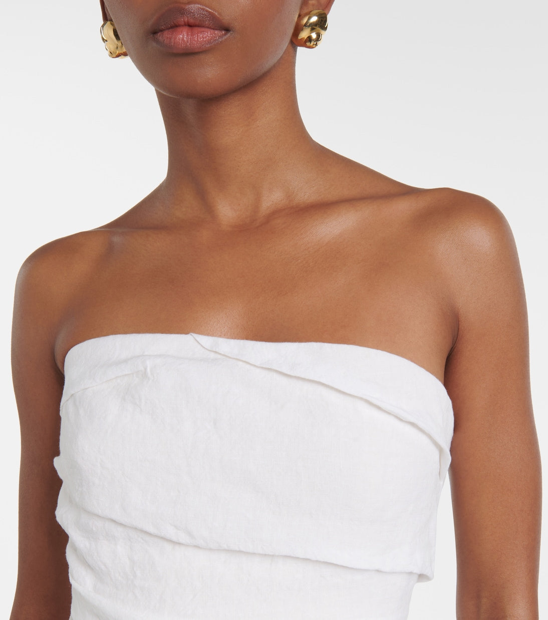 Tove - Izel draped linen top