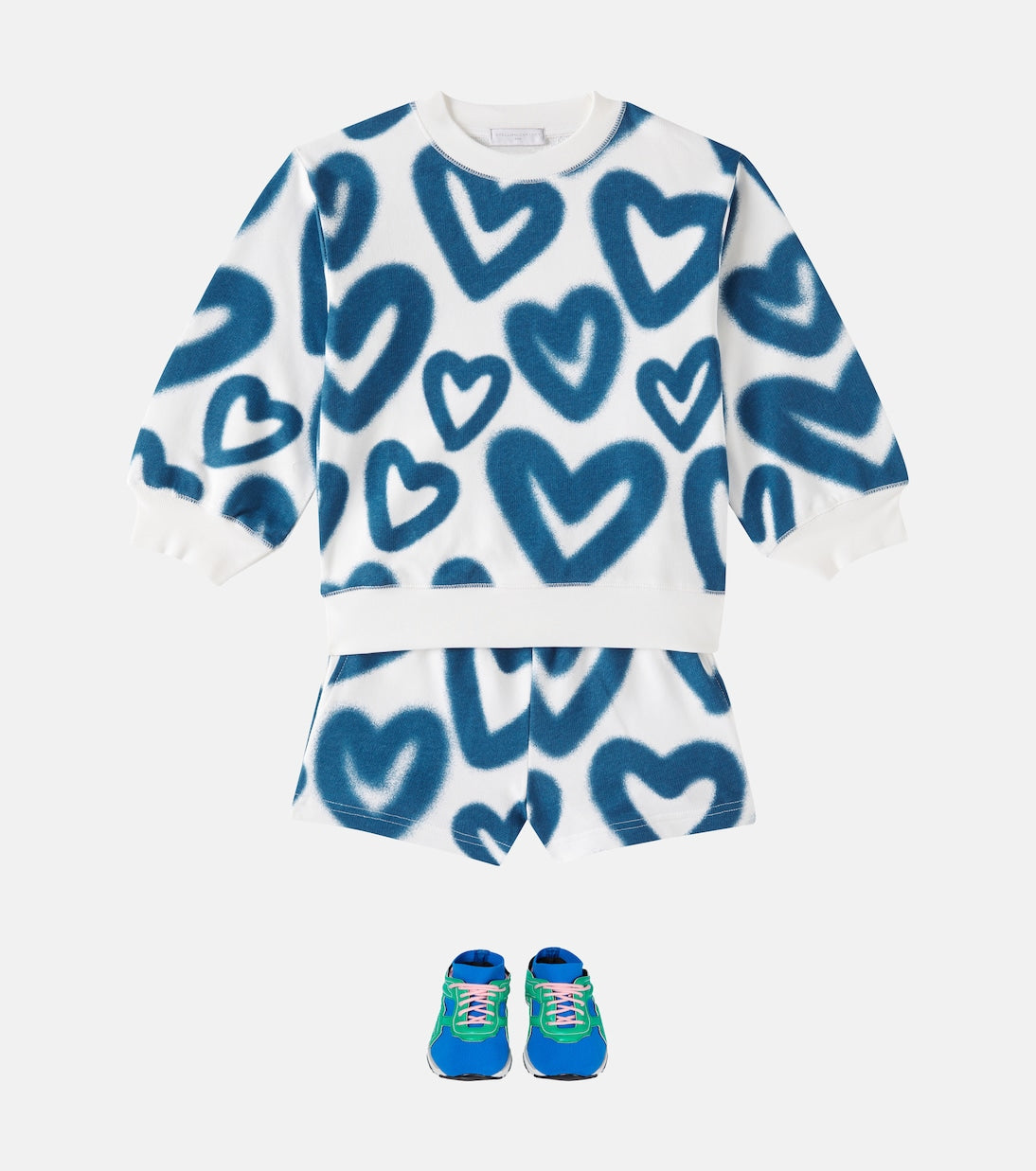 Stella McCartney Kids - Cotton sweatshirt and sweatpants set