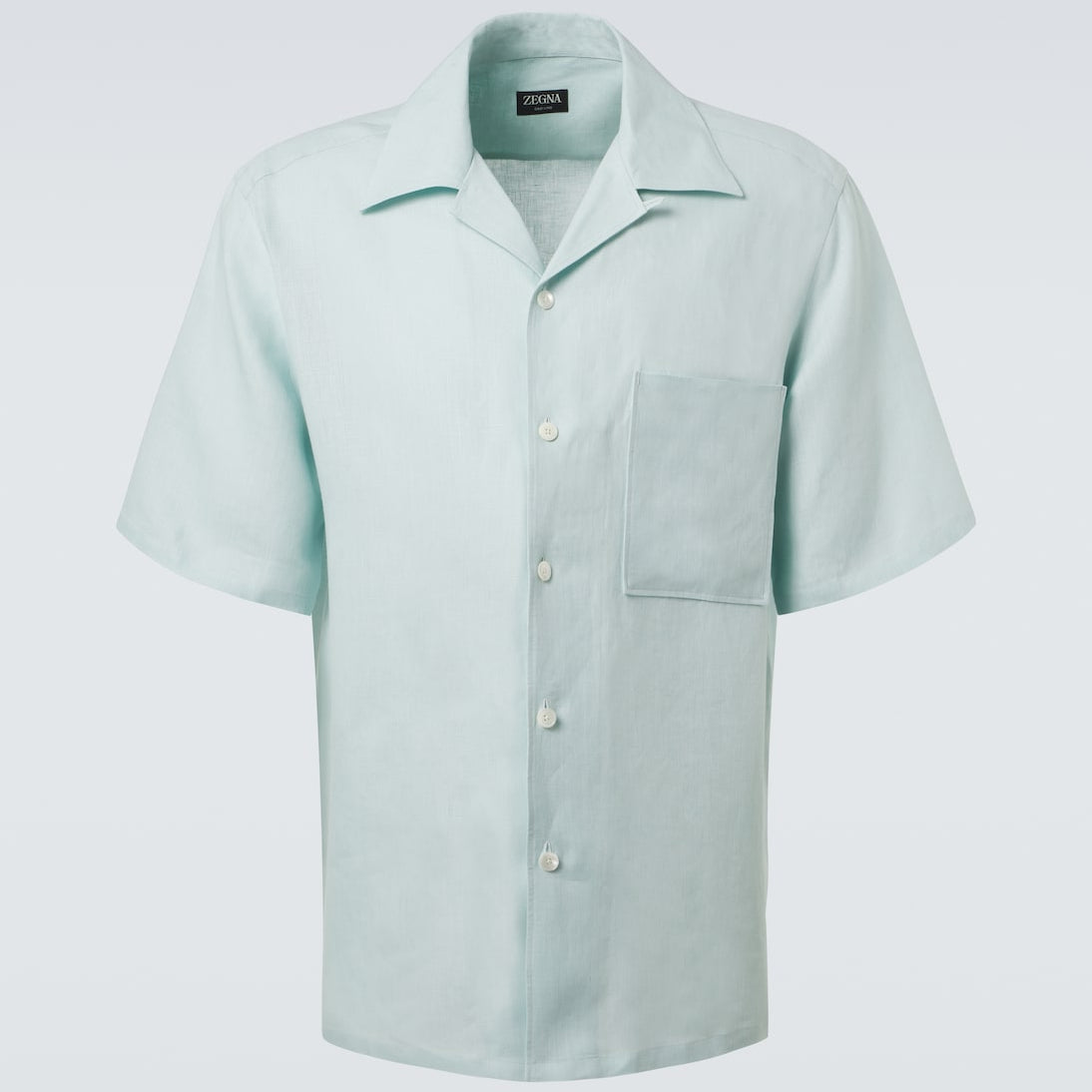 Zegna - Linen bowling shirt