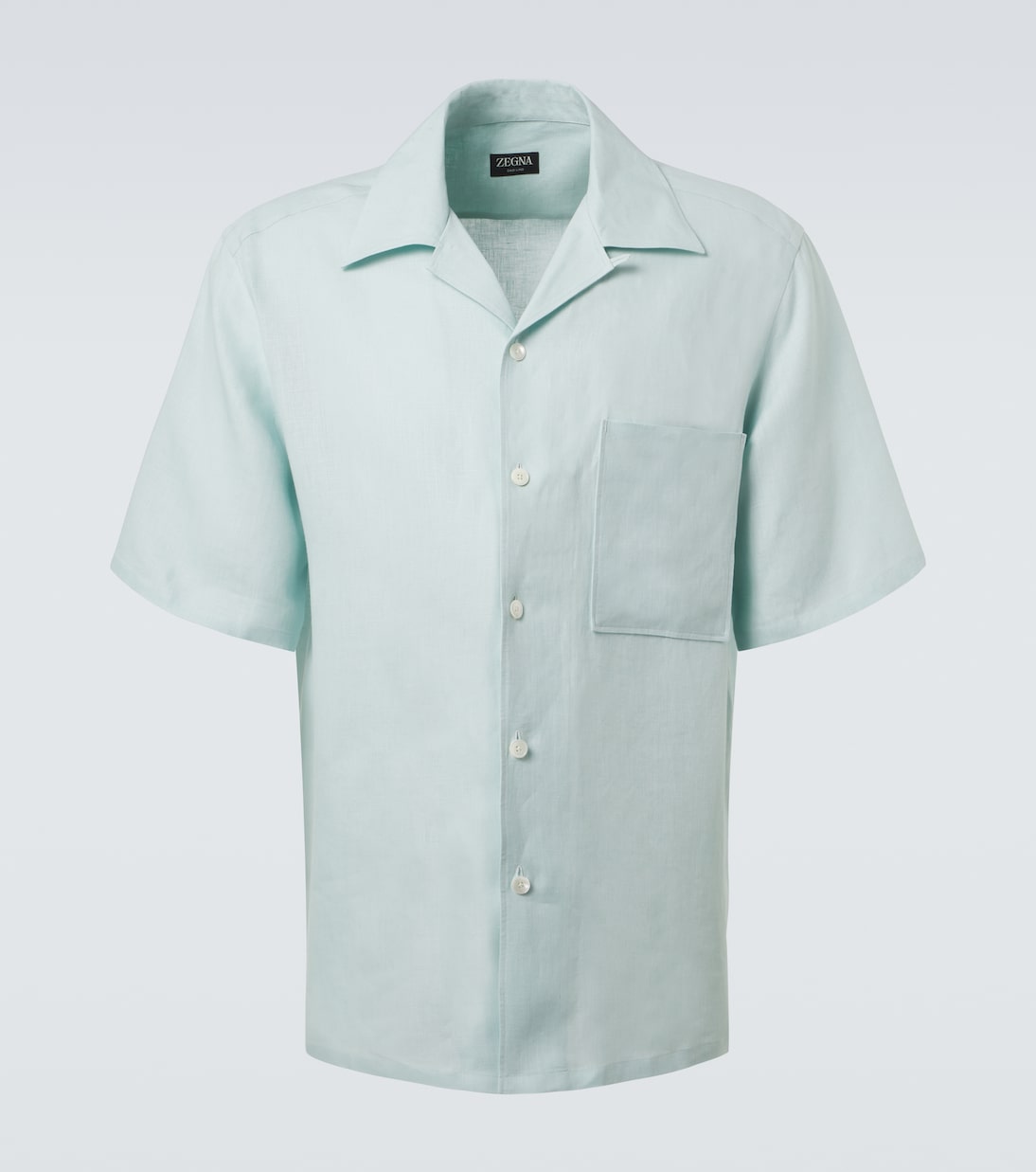 Zegna - Linen bowling shirt