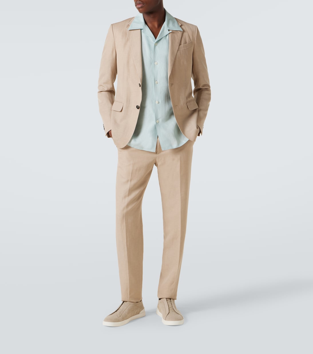Zegna - Linen bowling shirt