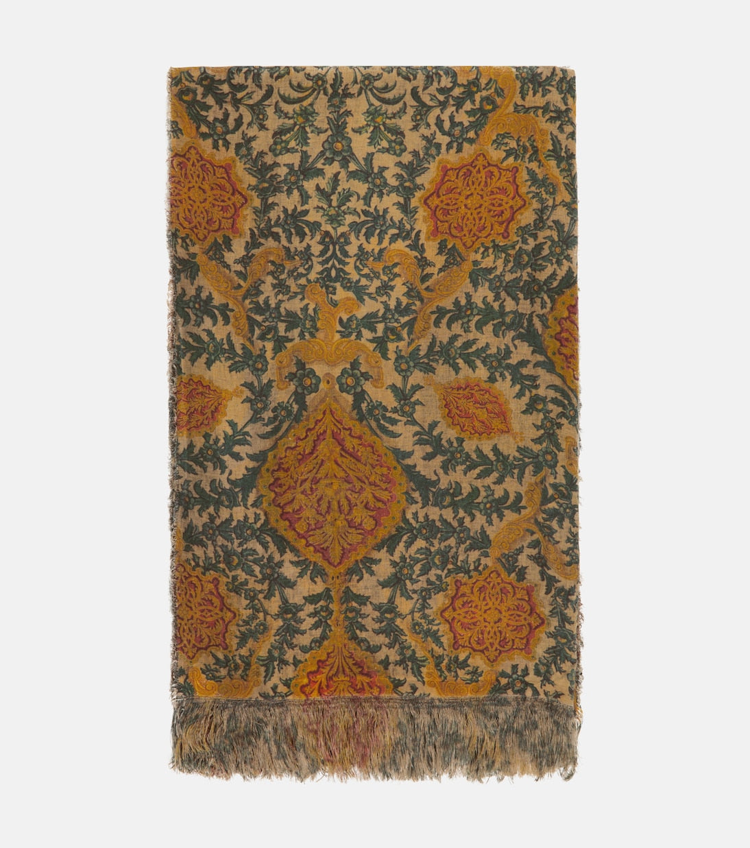 The House of Lyria - Apoteosi fringed linen jacquard tablecloth
