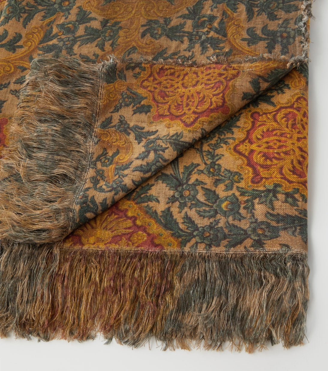 The House of Lyria - Apoteosi fringed linen jacquard tablecloth