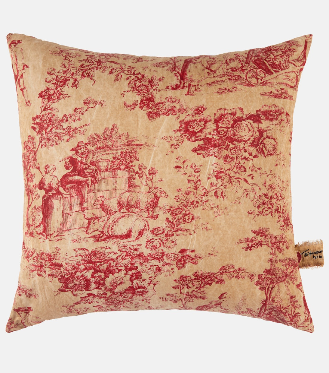 The House of Lyria - Argia printed cotton cushion