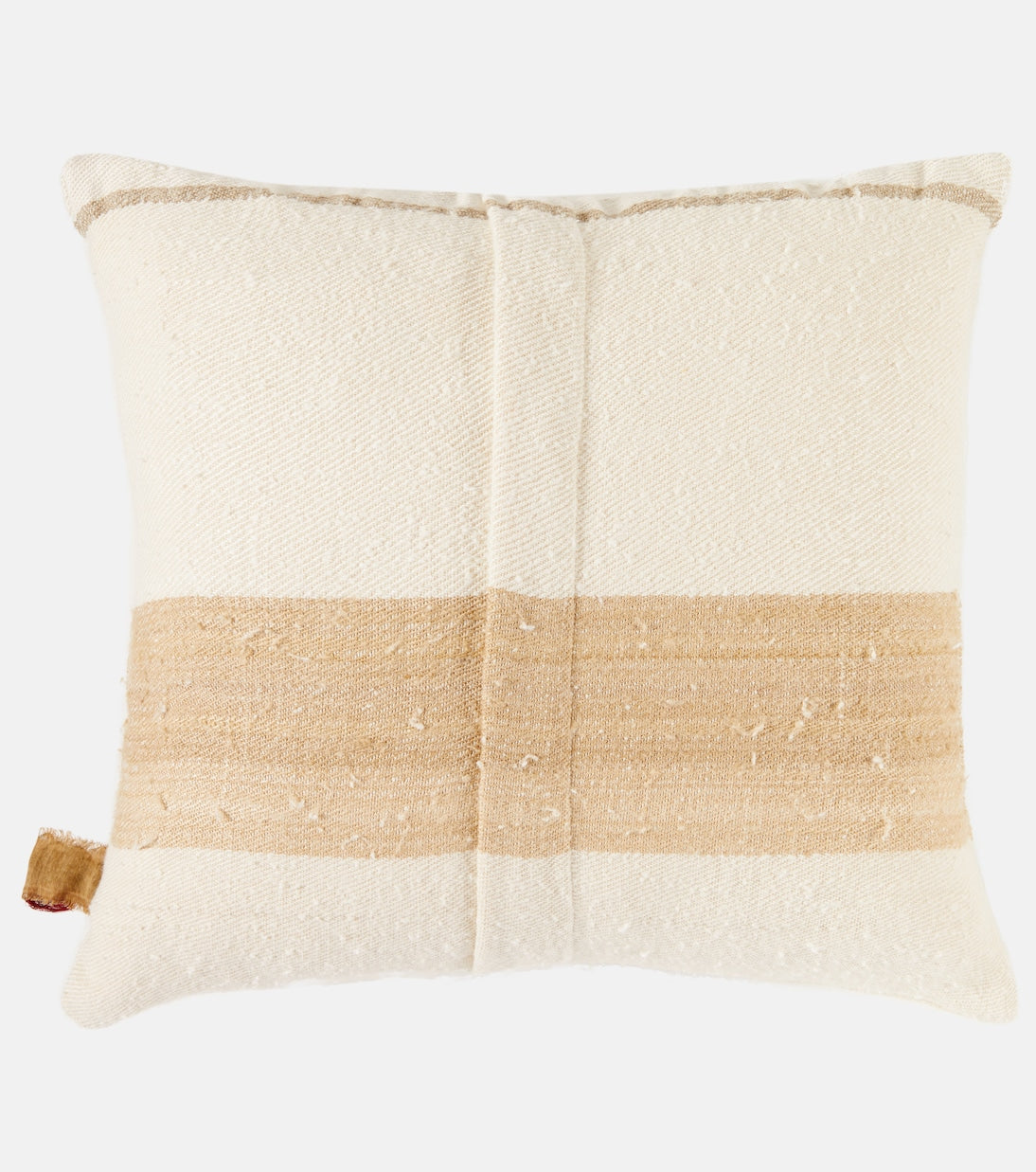 The House of Lyria - Chlore silk and linen-blend cushion