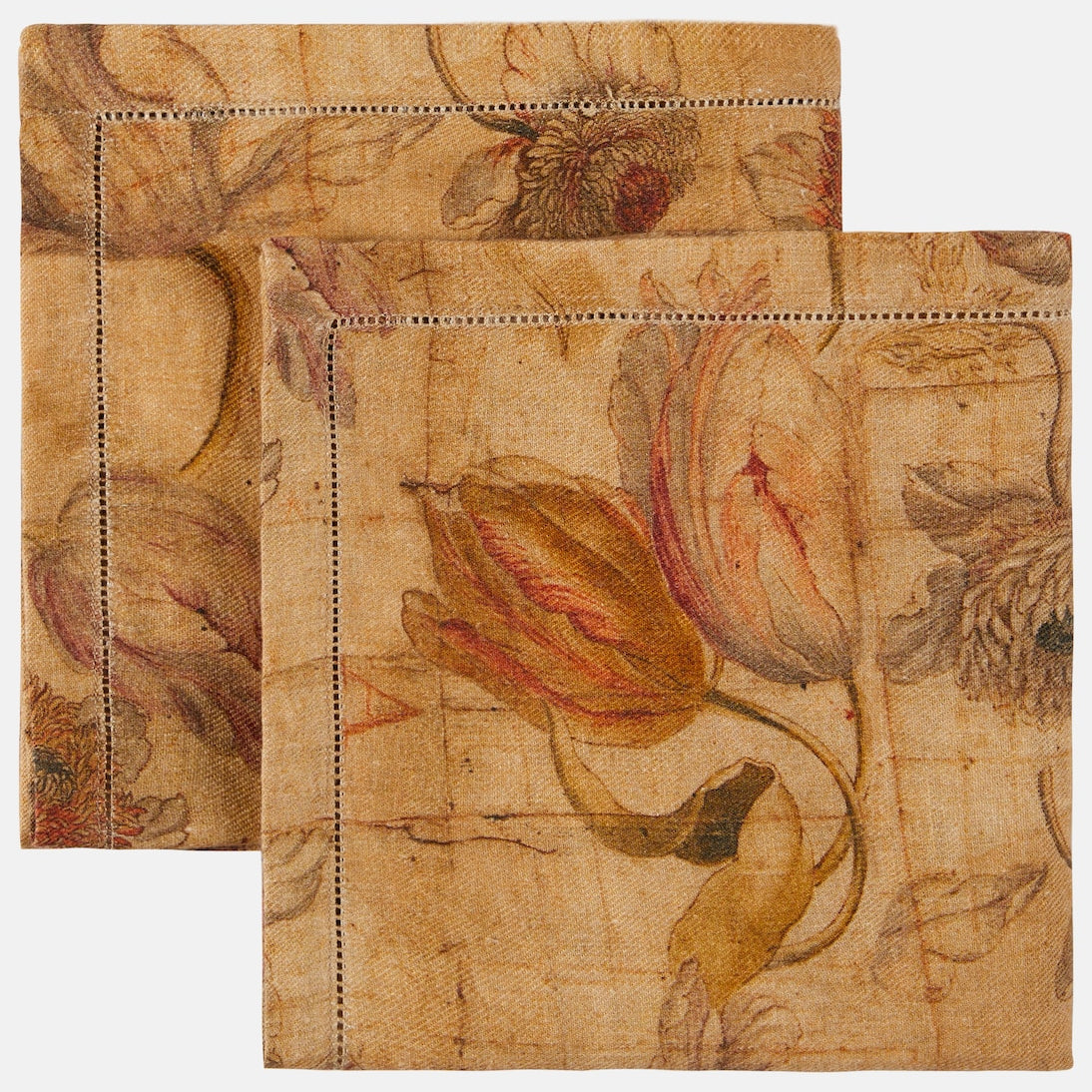 The House of Lyria - Otus set of 2 printed linen napkins