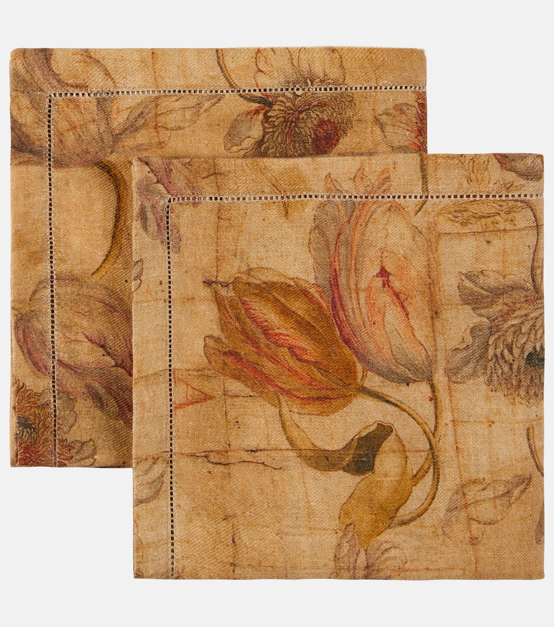 The House of Lyria - Otus set of 2 printed linen napkins