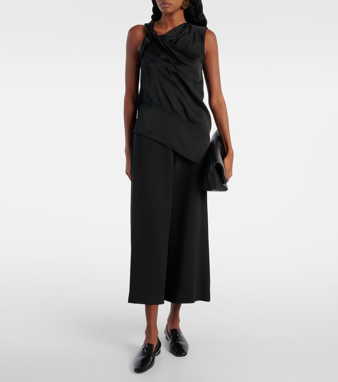 Fforme - Pat high-rise crêpe culottes