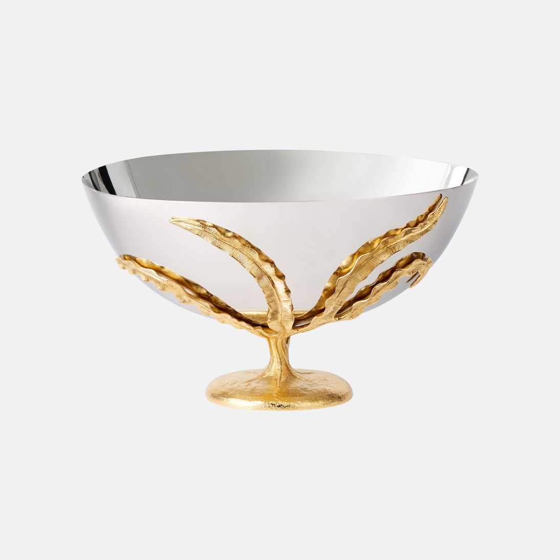 L'Objet - Fern Large 24kt gold-plated bowl