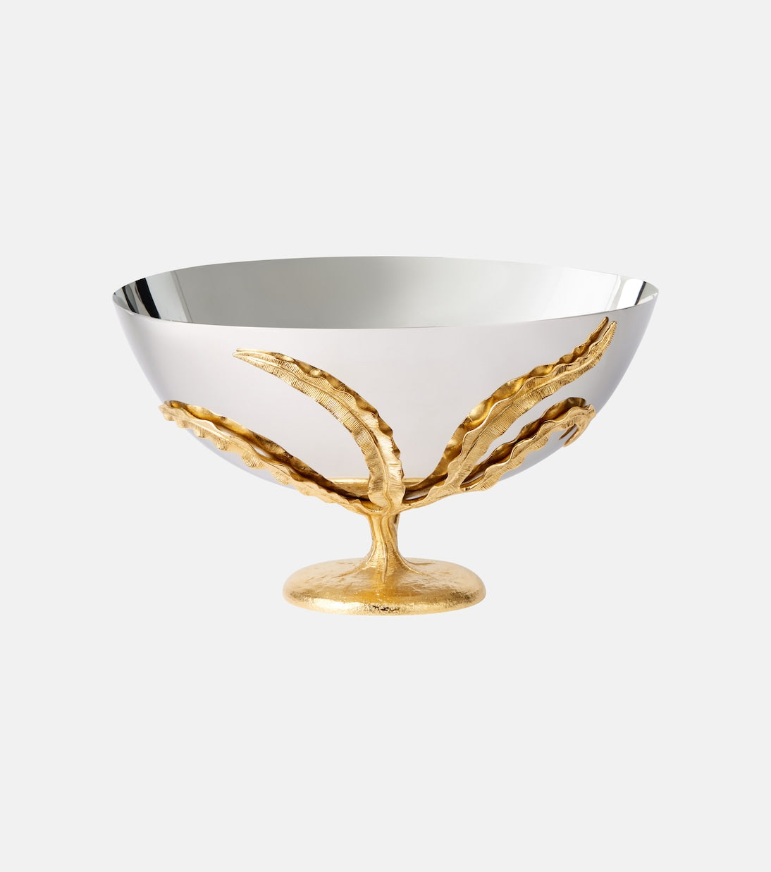 L'Objet - Fern Large 24kt gold-plated bowl