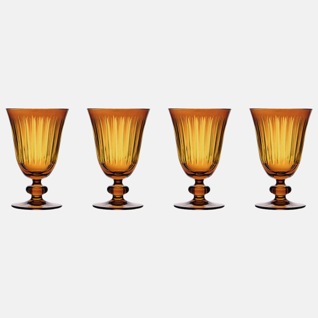 L'Objet - Prism set of 4 wine glasses