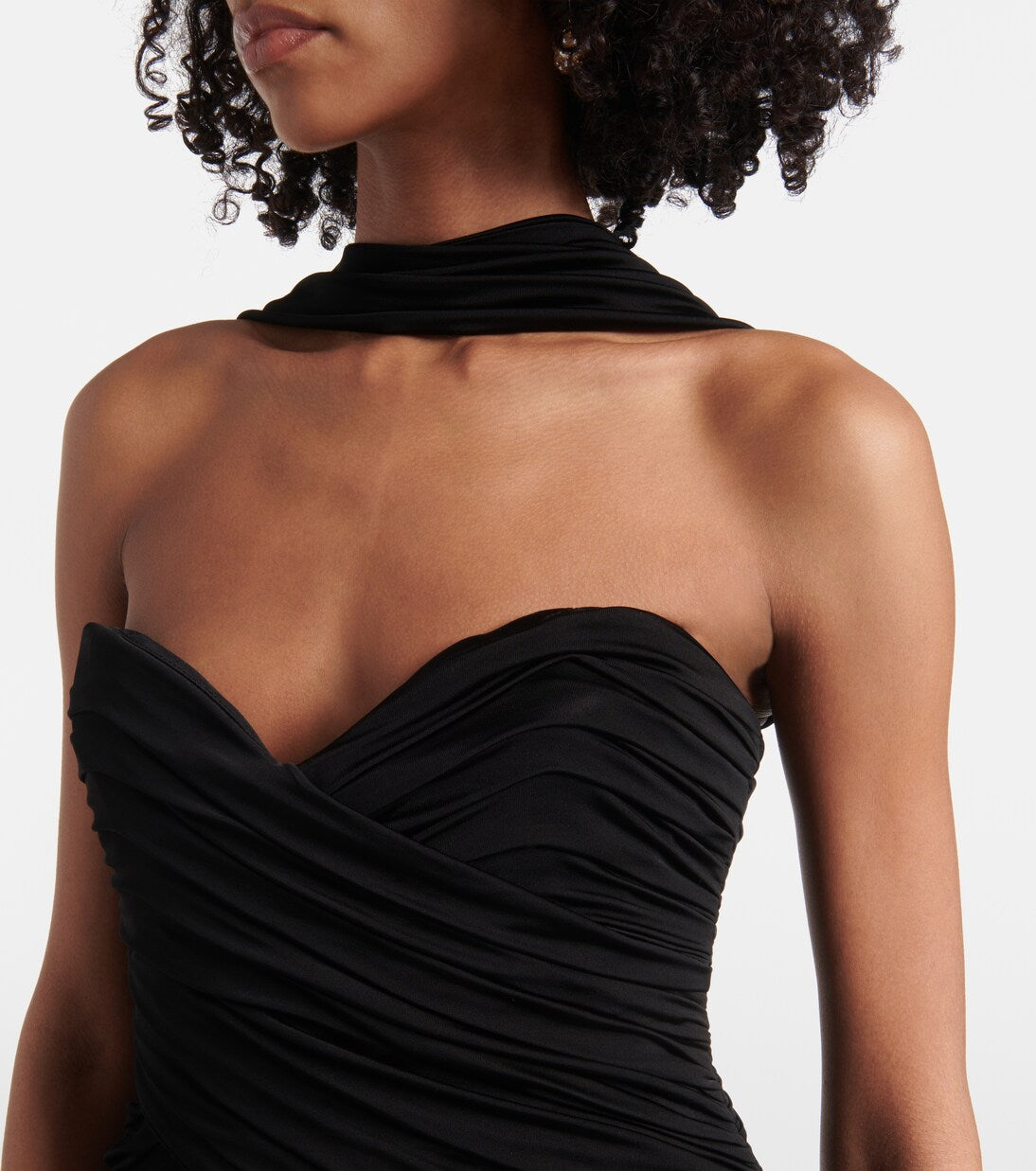 The New Arrivals Ilkyaz Ozel - Samsara ruched strapless gown