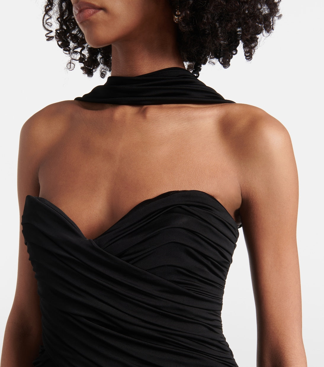 The New Arrivals Ilkyaz Ozel - Samsara ruched strapless gown