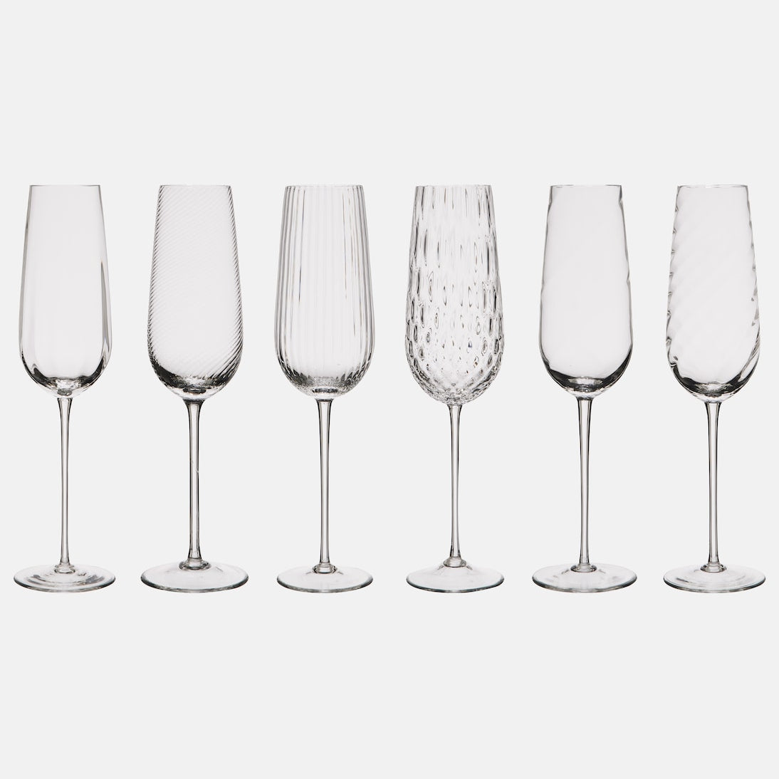 NasonMoretti - Tolomeo set of 6 champagne flutes