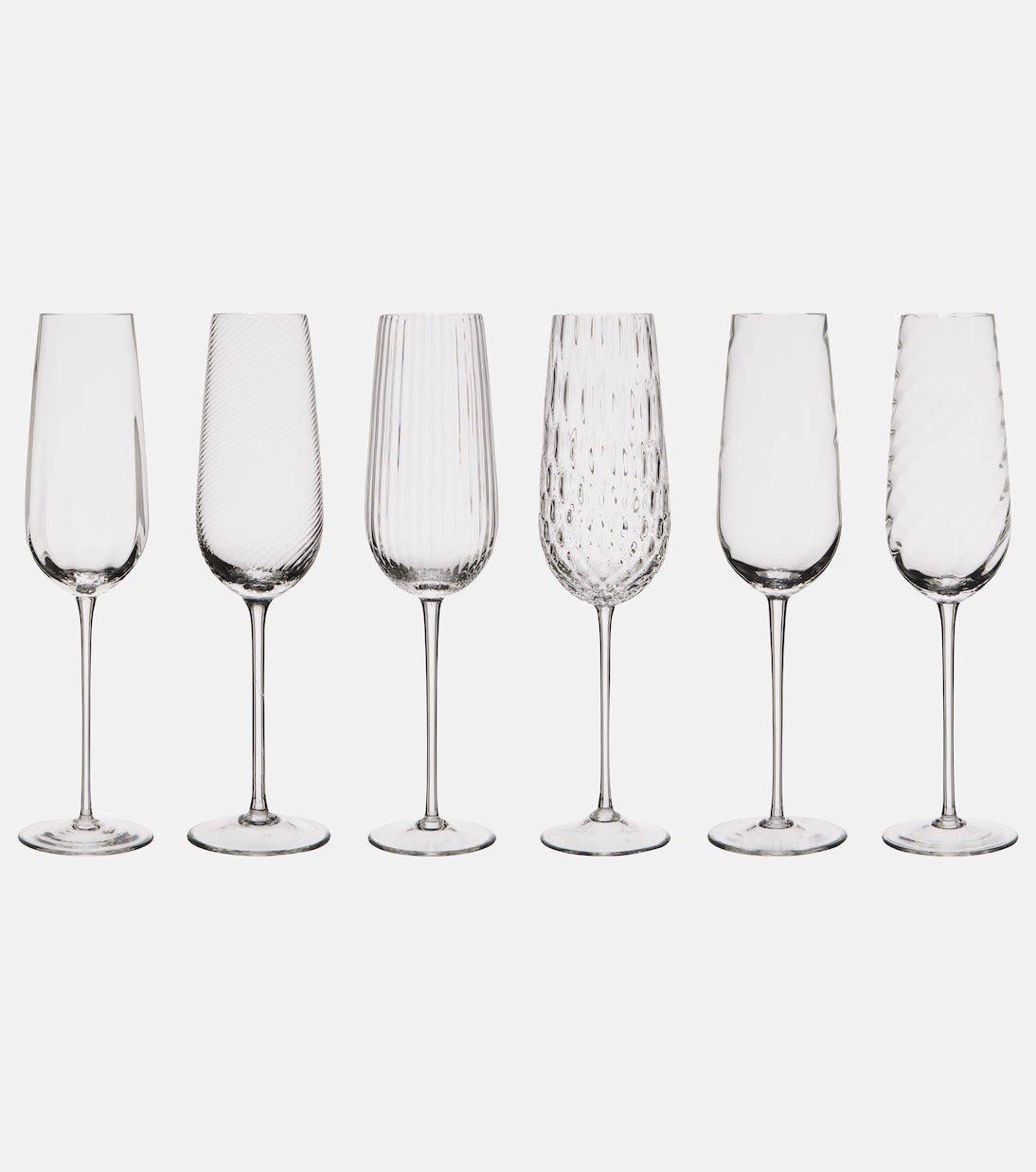 NasonMoretti - Tolomeo set of 6 champagne flutes