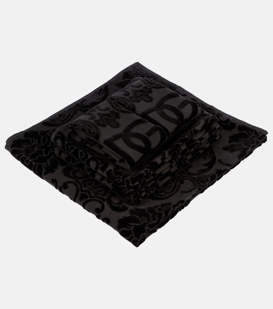 Dolce&Gabbana Casa - Set of 5 jacquard cotton terry towels