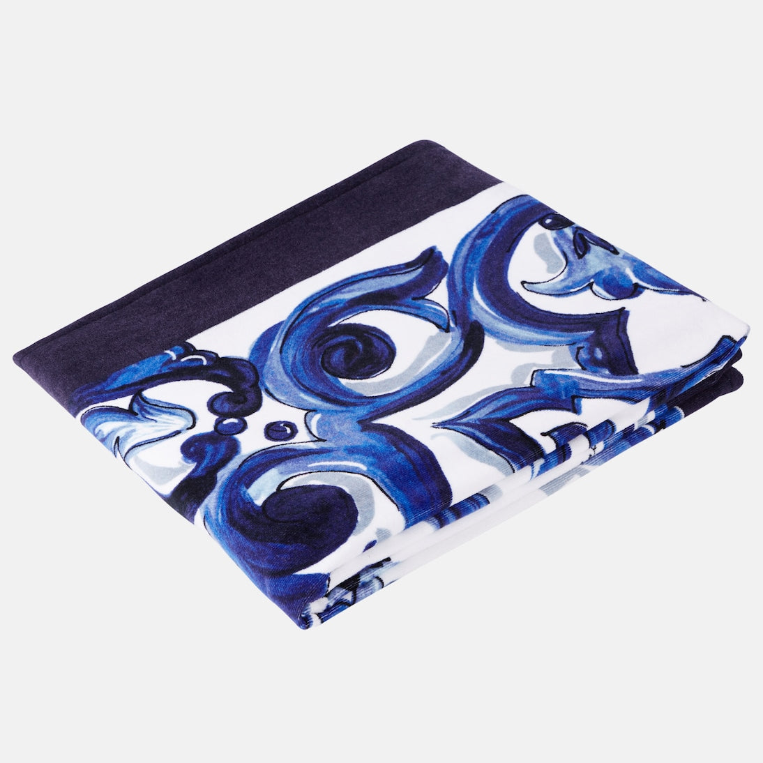 Dolce&Gabbana Casa - Majolica cotton terry beach towel