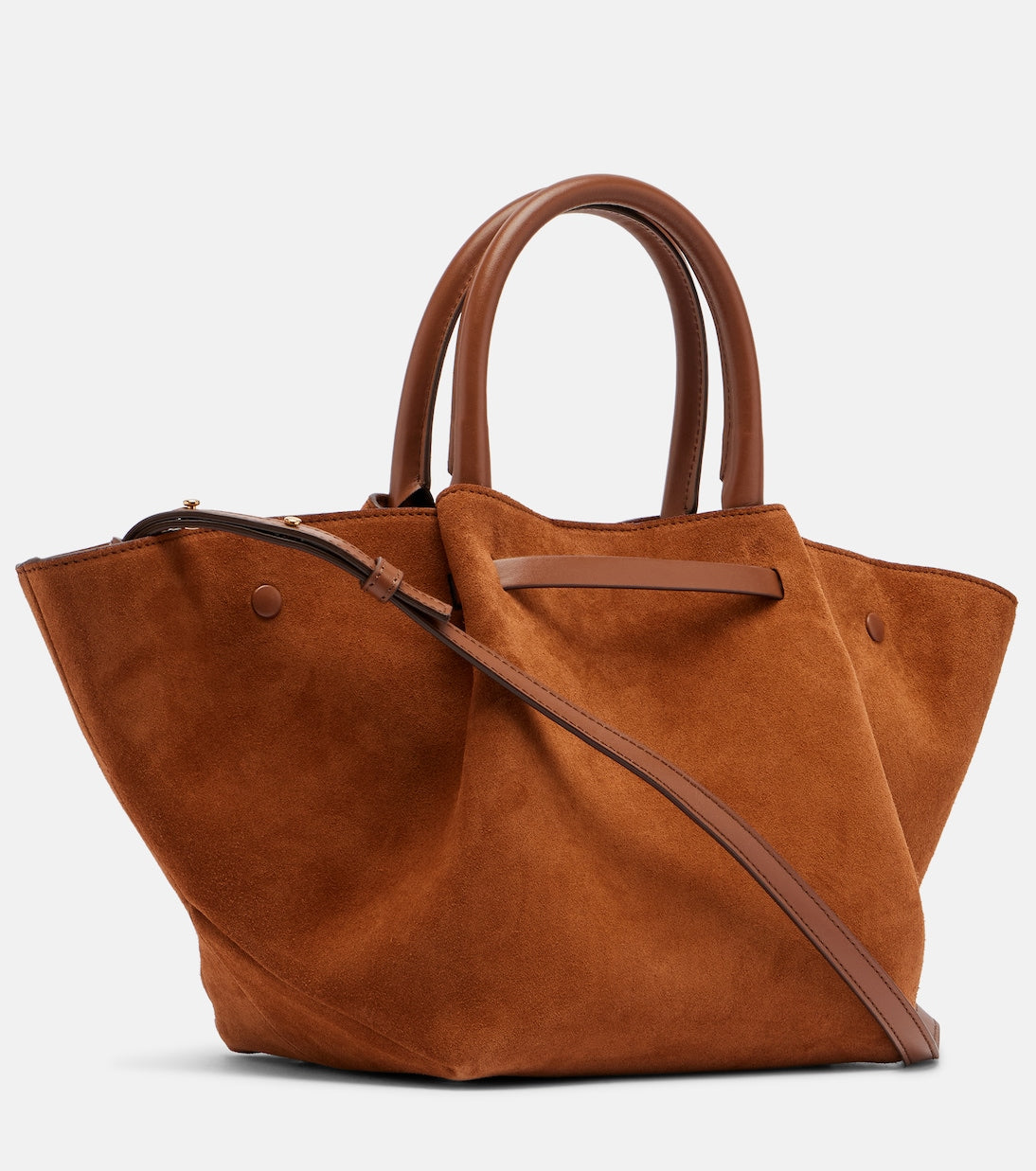 DeMellier - New York Midi suede top-handle bag