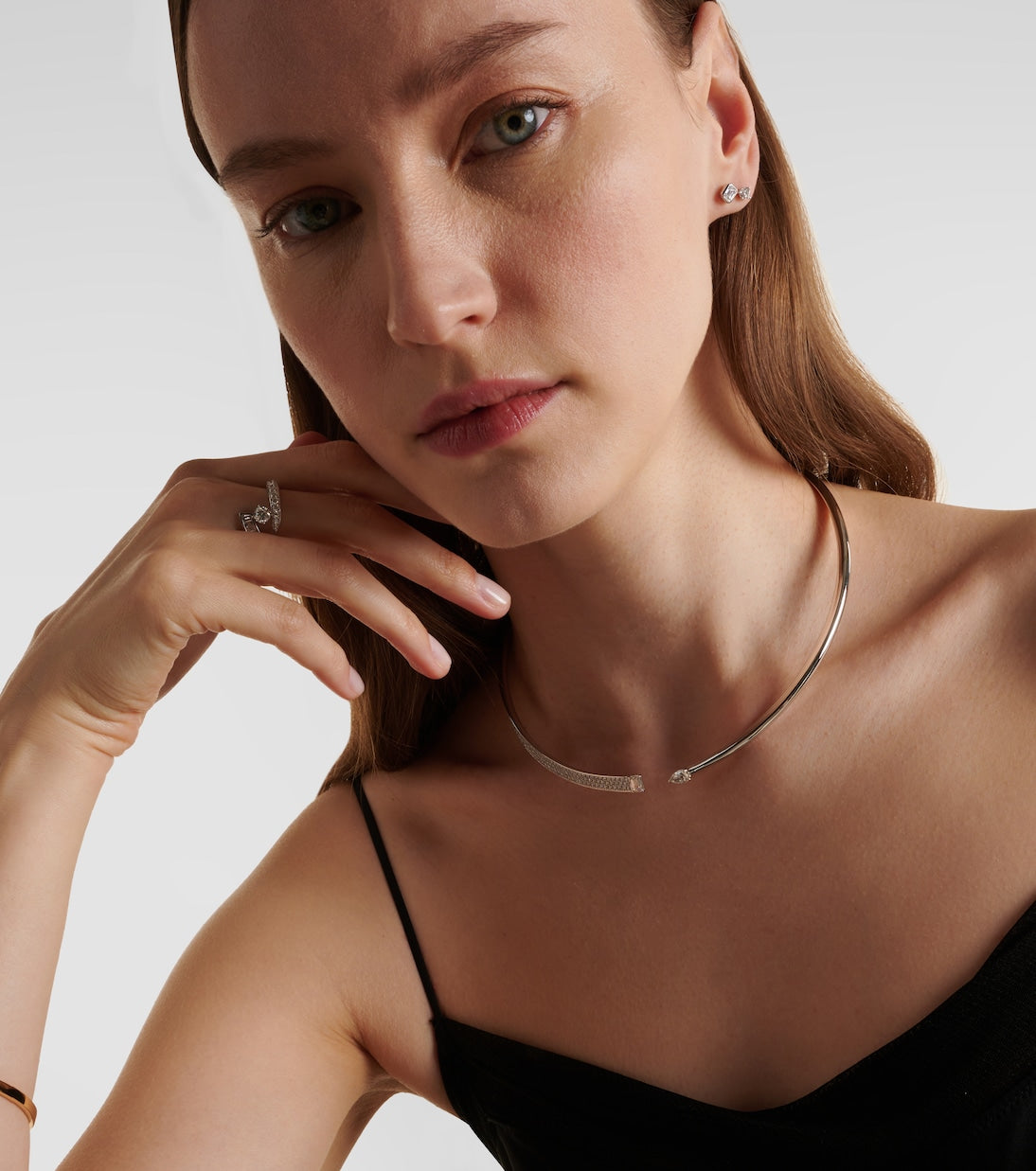Bucherer Fine Jewellery - Inner Fire 18kt white gold necklace with diamonds