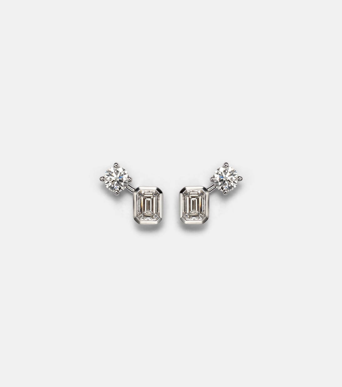 Bucherer Fine Jewellery - Inner Fire 18kt white gold earrings with diamonds