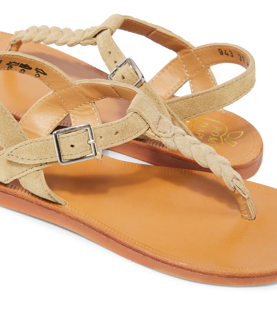 Pom d'Api - Plagette Antic suede sandals