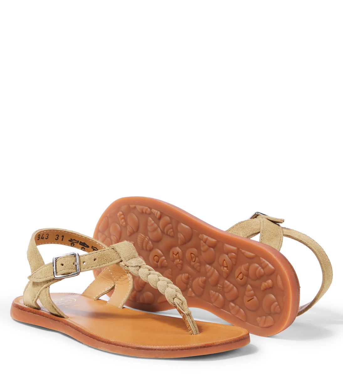 Pom d'Api - Plagette Antic suede sandals