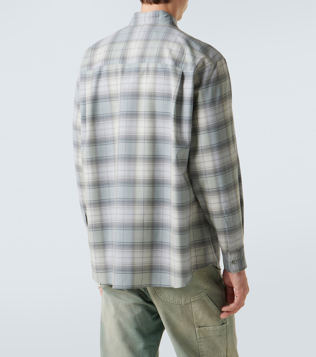 Auralee - Checked wool shirt