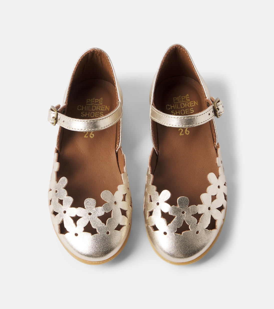 PèPè - Laminato leather ballet flats