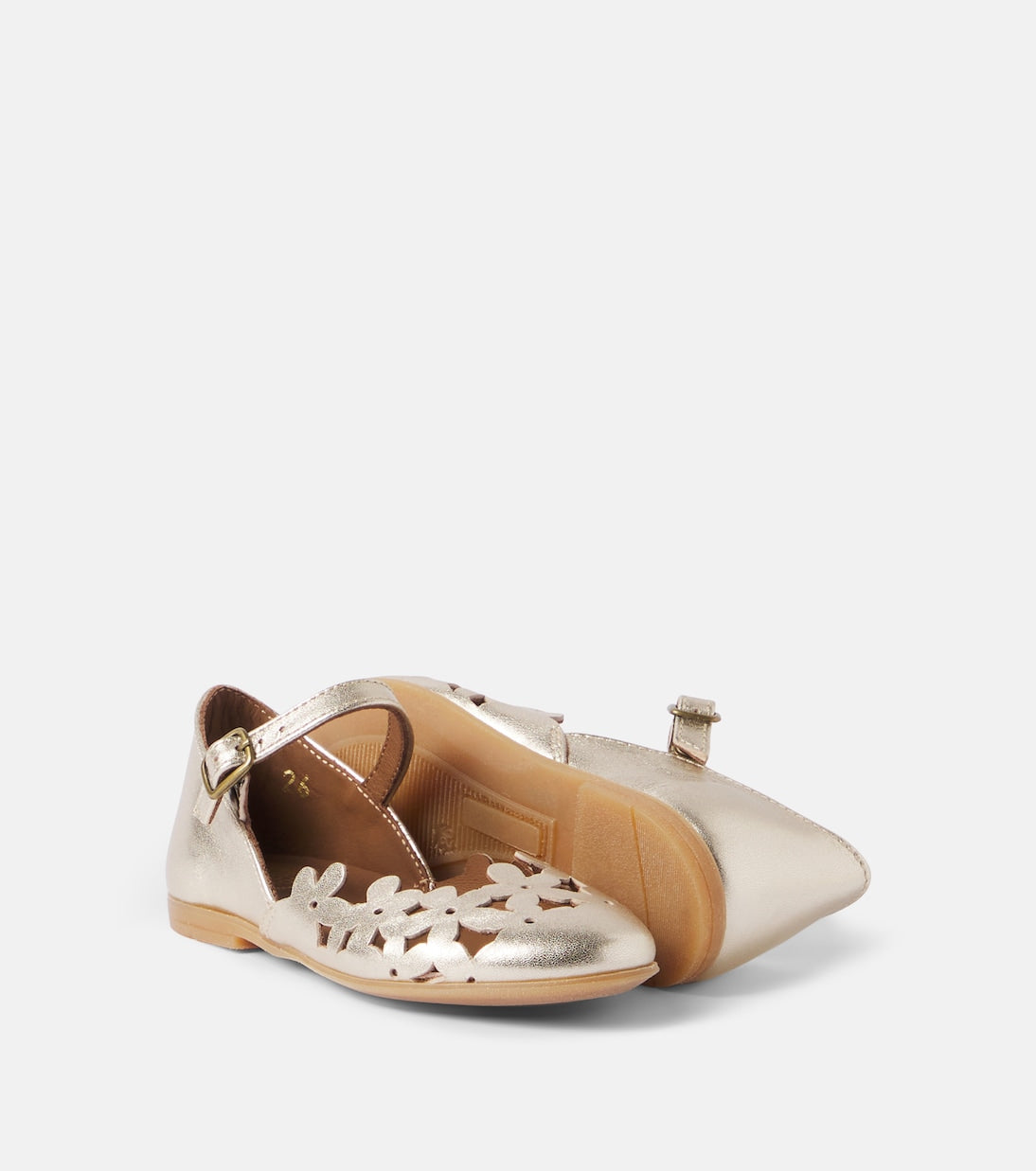 PèPè - Laminato leather ballet flats