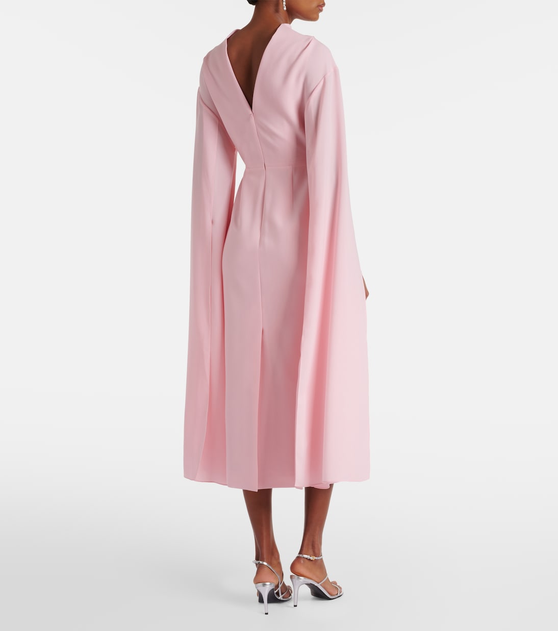 Roksanda - Nour draped crêpe midi dress