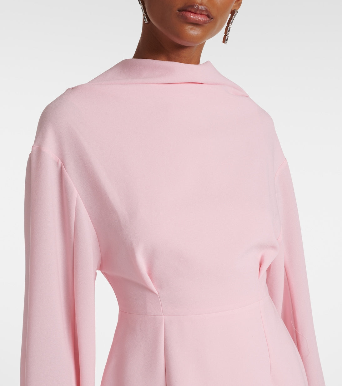 Roksanda - Nour draped crêpe midi dress