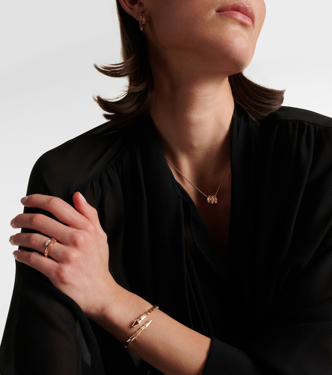 Bvlgari - Serpenti Viper 18kt rose gold bracelet