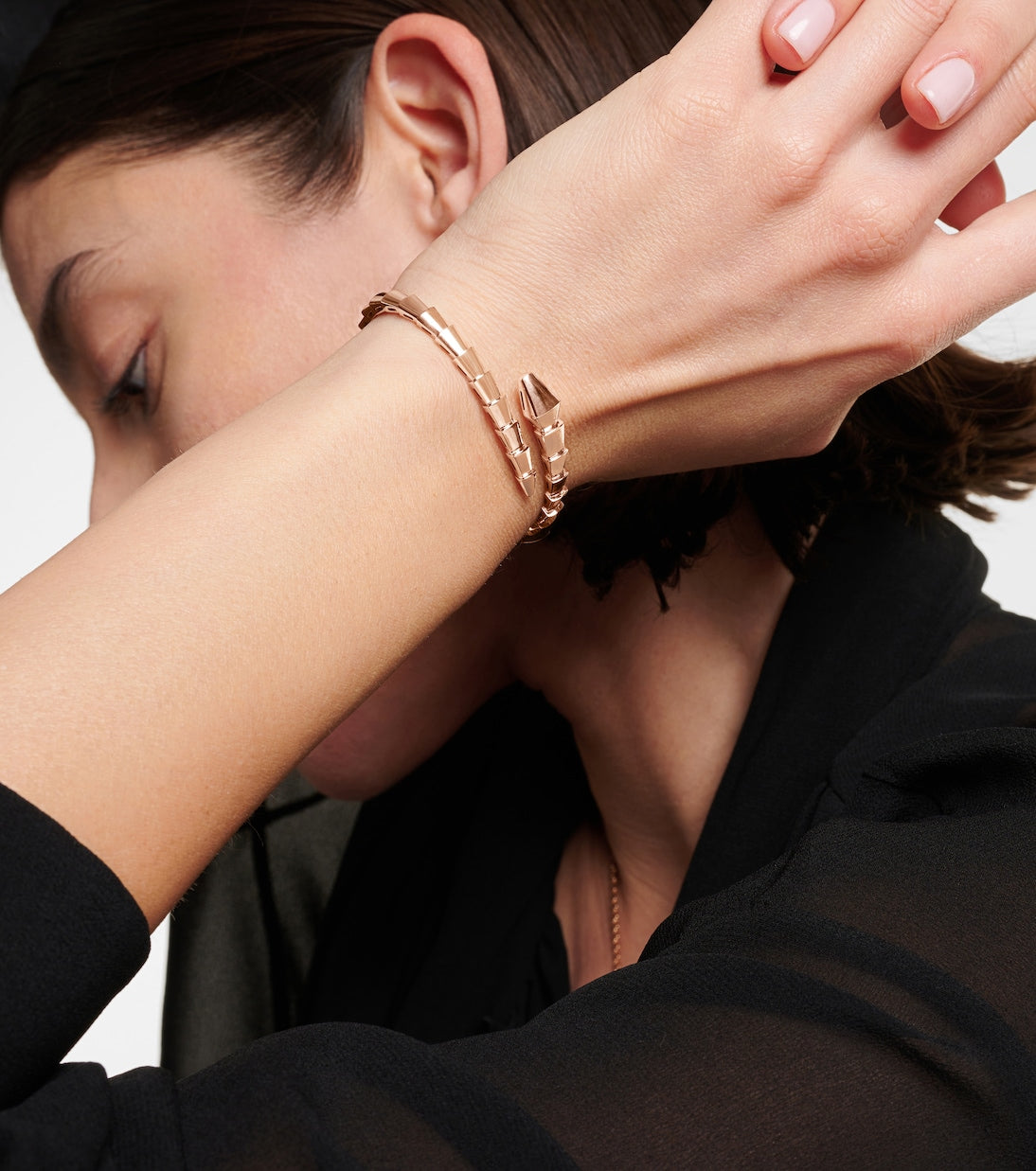 Bvlgari - Serpenti Viper 18kt rose gold bracelet