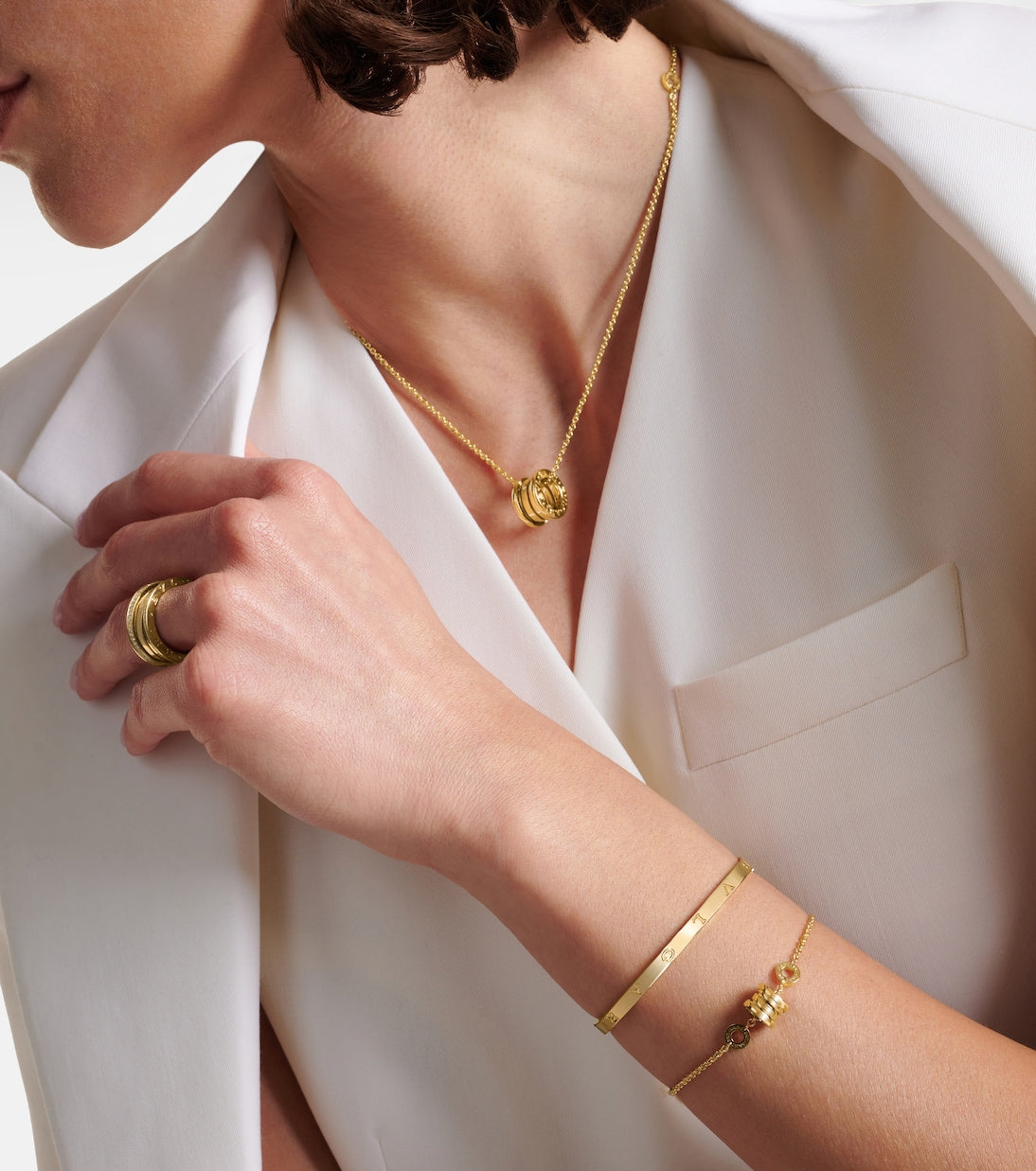 Bvlgari - B.zero1 Essential 18kt gold bangle