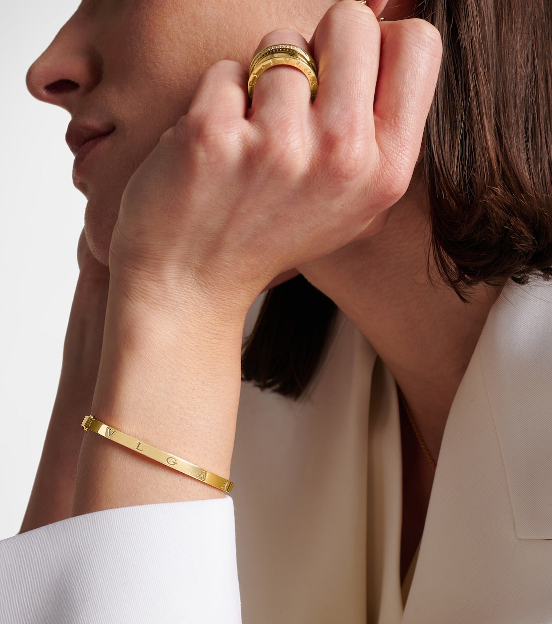 Bvlgari - B.zero1 Essential 18kt gold bangle