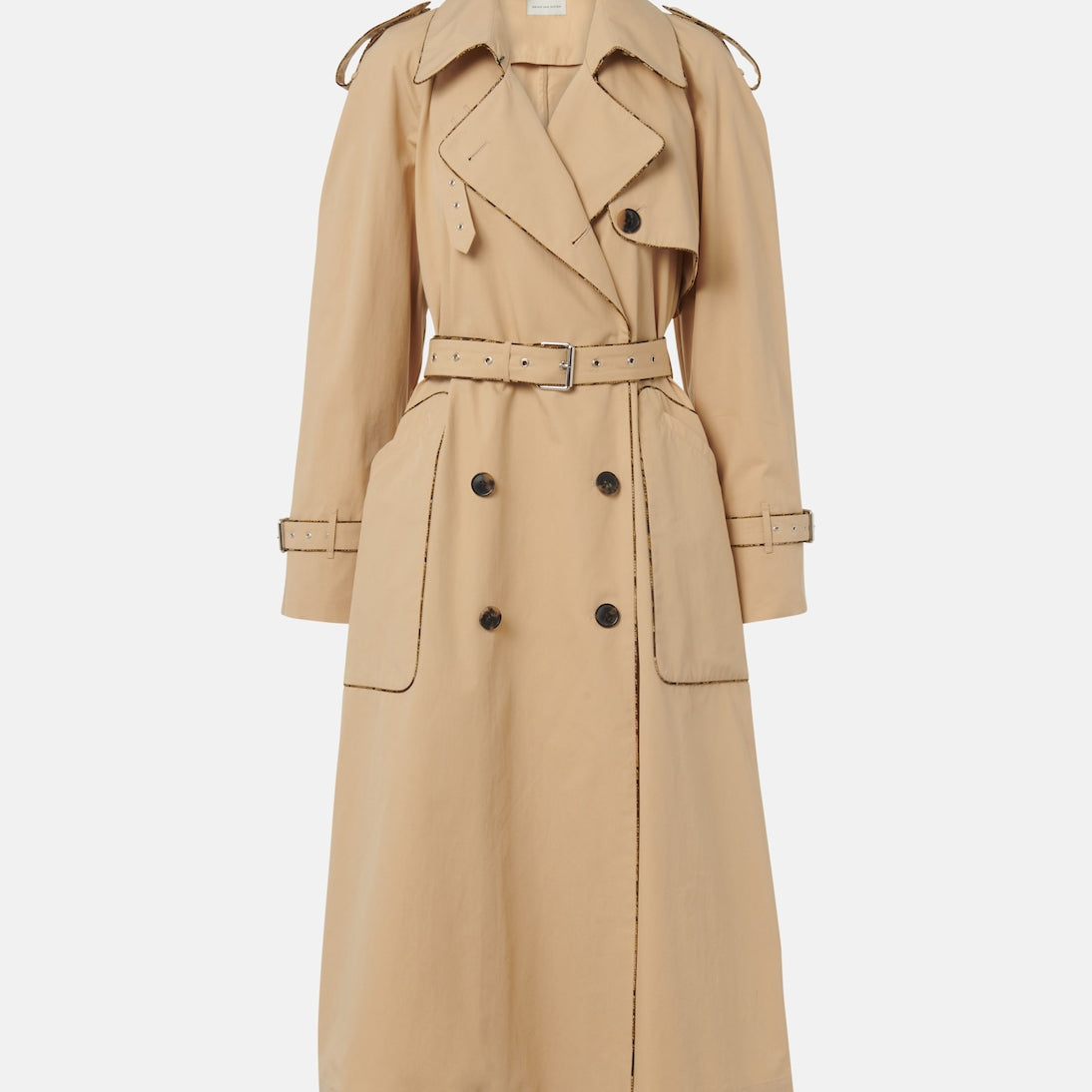 Dries Van Noten - Cotton poplin trench coat