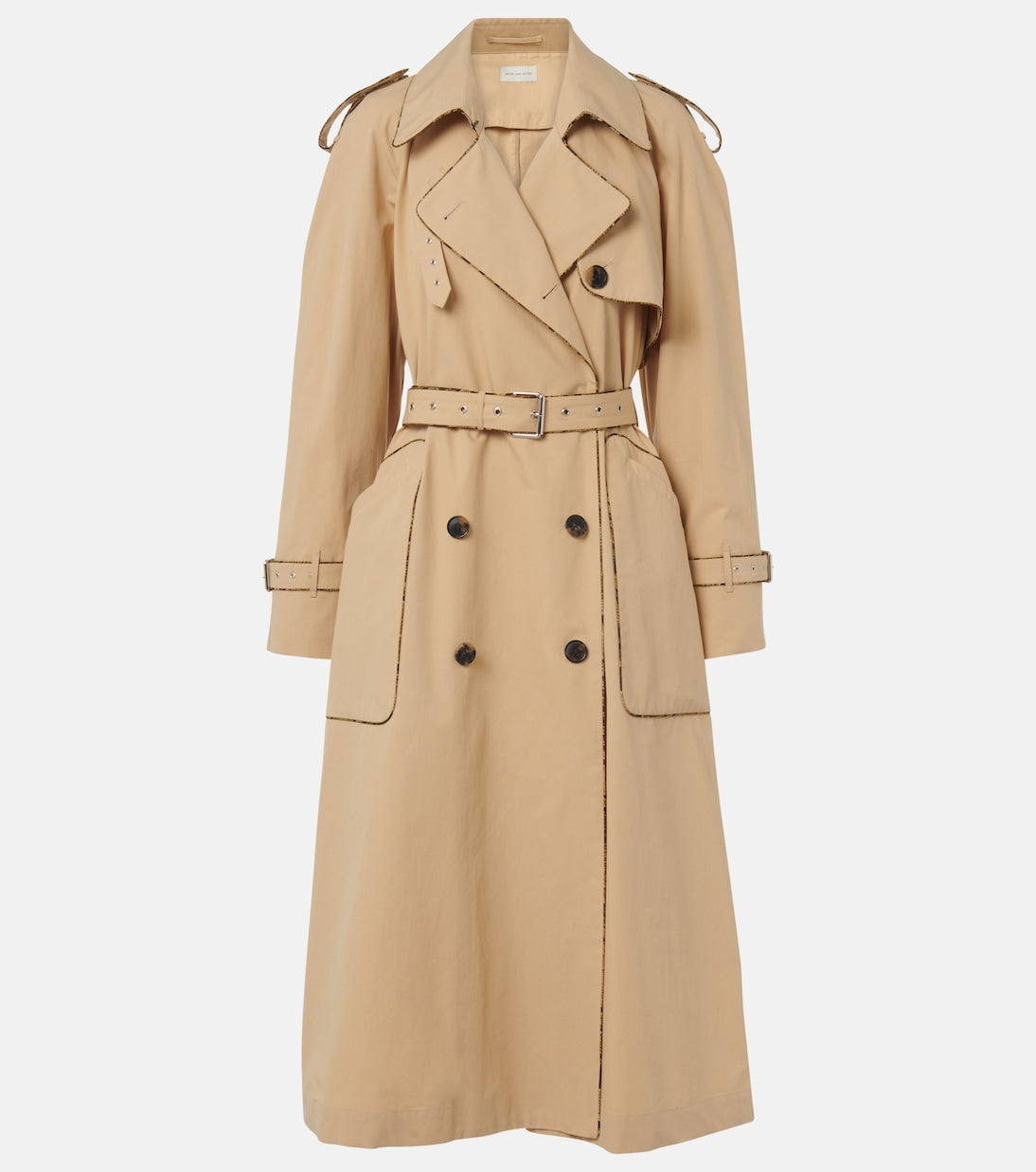 Dries Van Noten - Cotton poplin trench coat