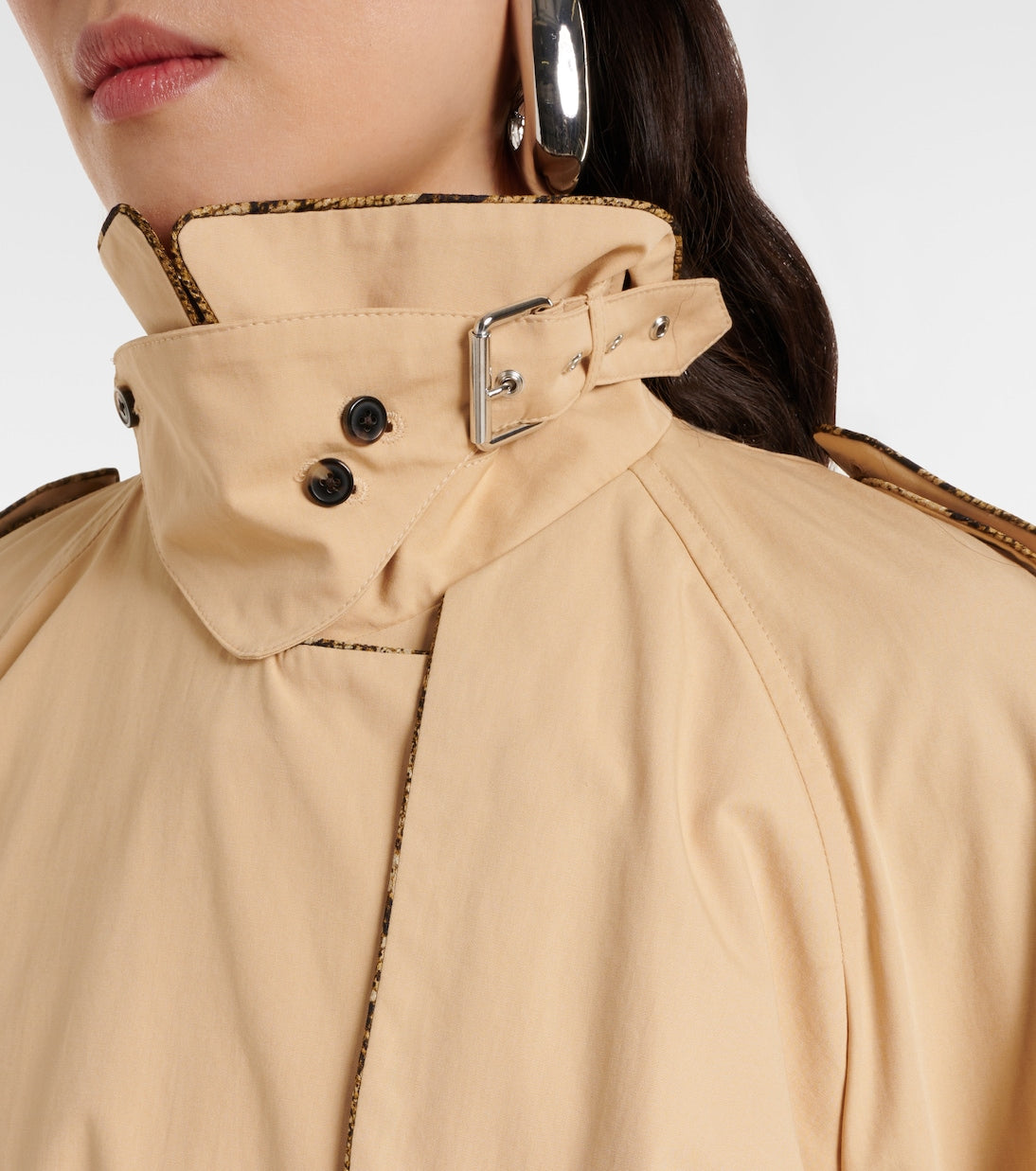 Dries Van Noten - Cotton poplin trench coat