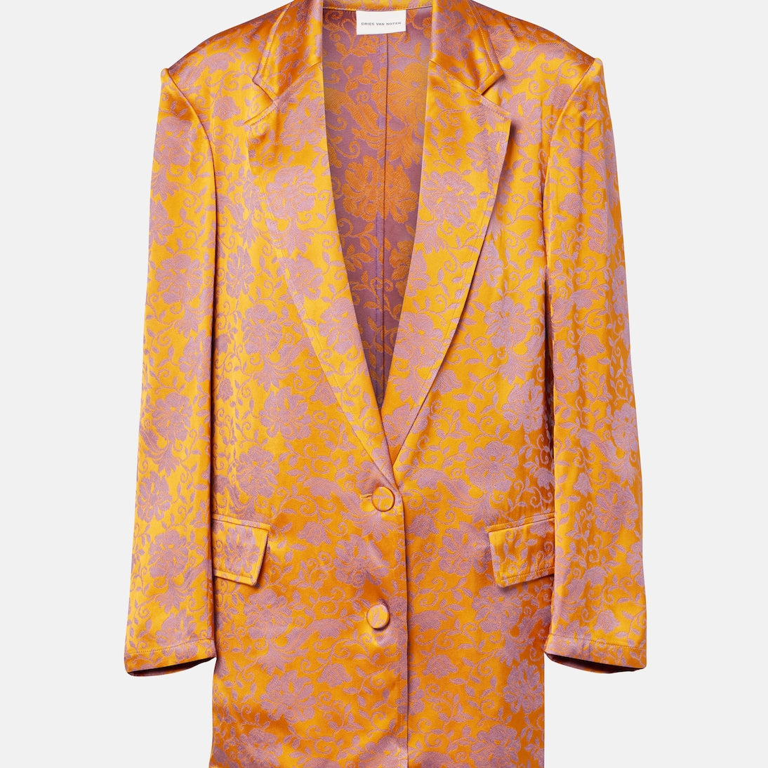 Dries Van Noten - Floral jacquard blazer