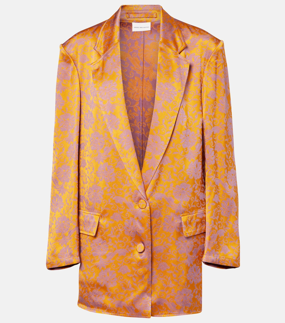 Dries Van Noten - Floral jacquard blazer
