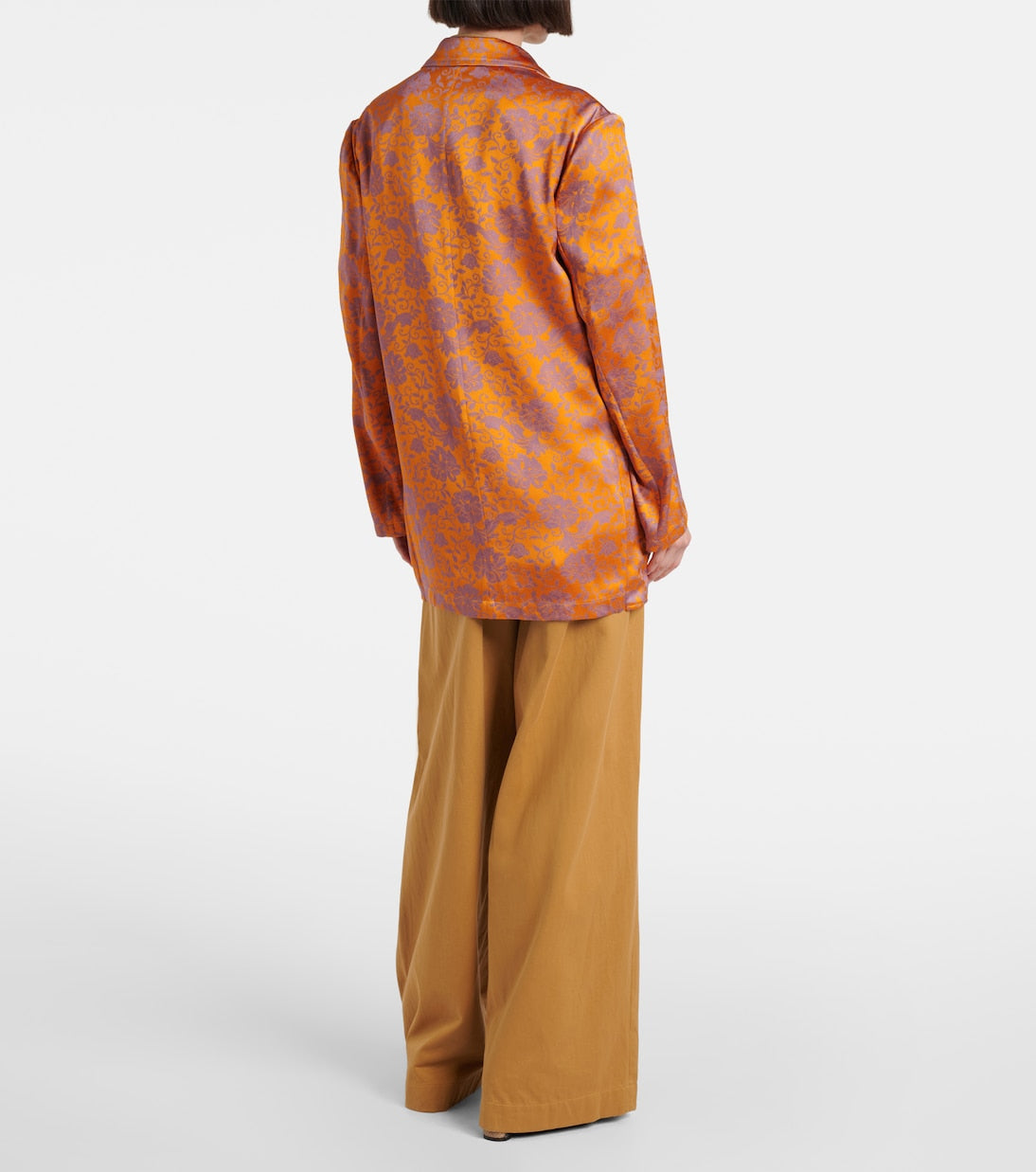 Dries Van Noten - Floral jacquard blazer