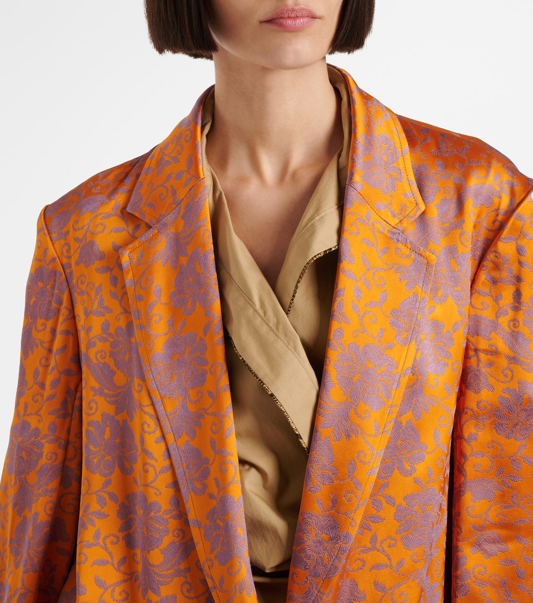 Dries Van Noten - Floral jacquard blazer