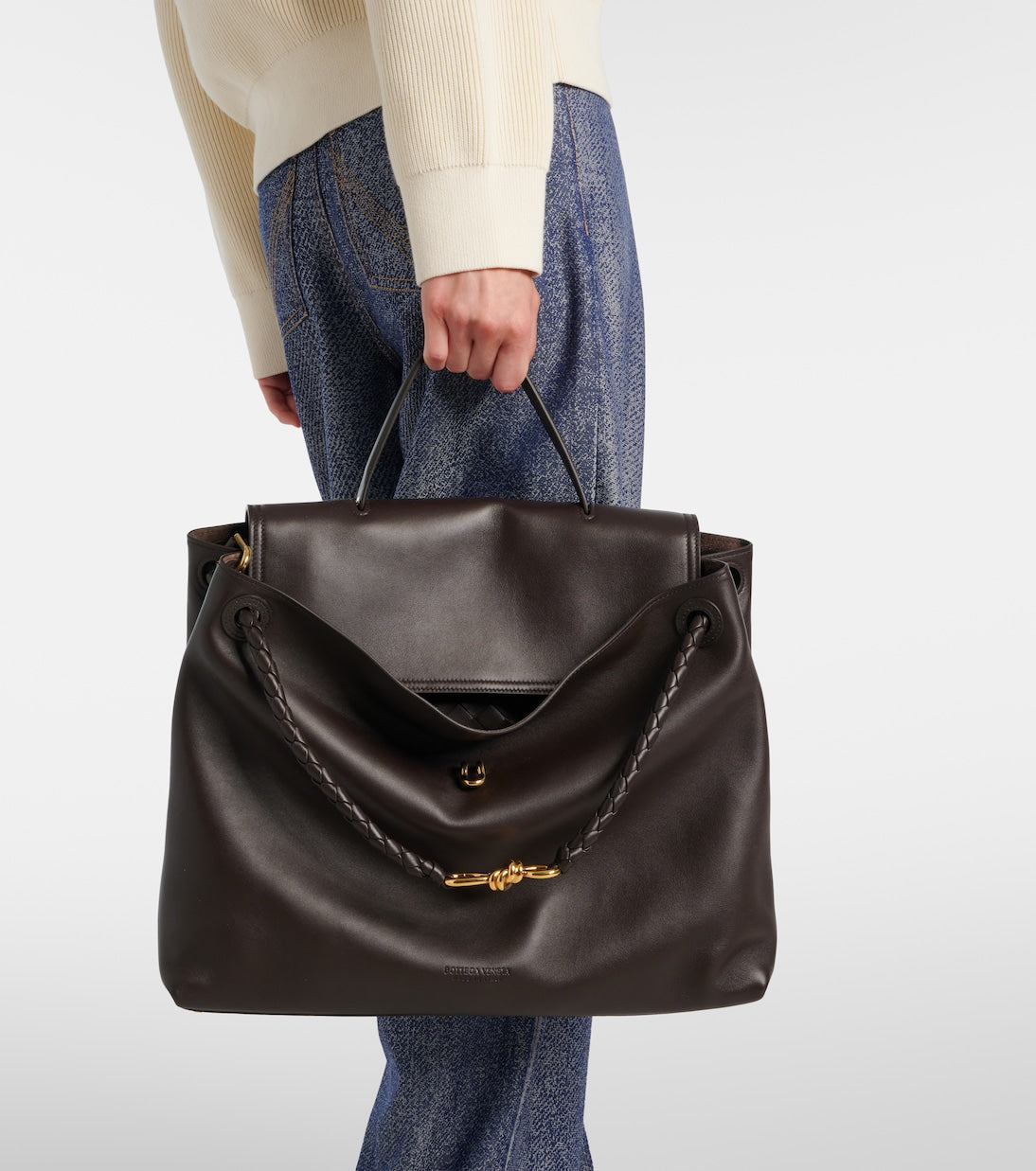 Bottega Veneta - Ciao Ciao Knot Large leather tote bag