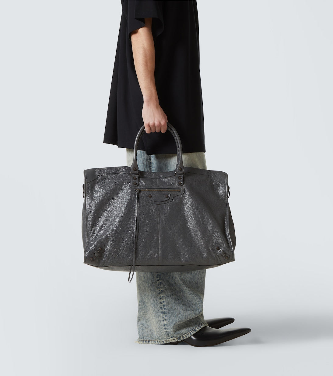 Balenciaga - Le City leather duffel bag